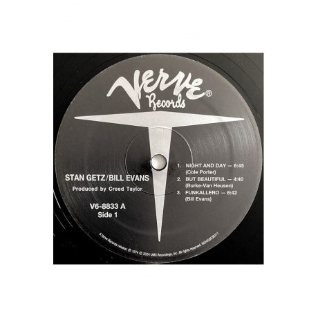 Виниловая пластинка Getz, Stan; Evans, Bill, Previously Unreleased Recordings (Acoustic Sounds) (0602458538311) - фото 6