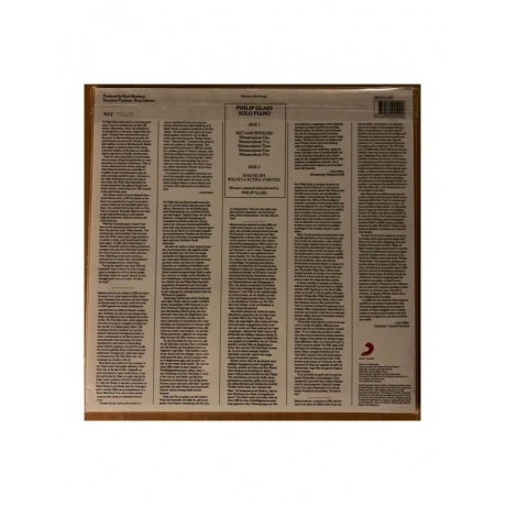 Philip Glass - Solo Piano (coloured) (8719262025424) виниловая пластинка - фото 2