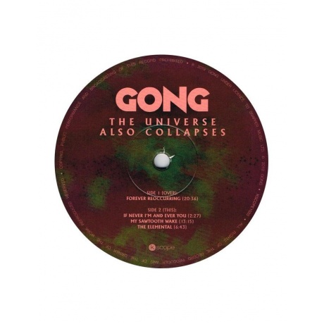 Виниловая пластинка Gong, The Universe Also Collapses (0802644802015) - фото 4