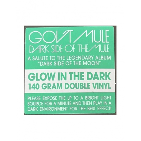Виниловая пластинка Gov't Mule, Dark Side Of The Mule (coloured) (0810020507041) - фото 2