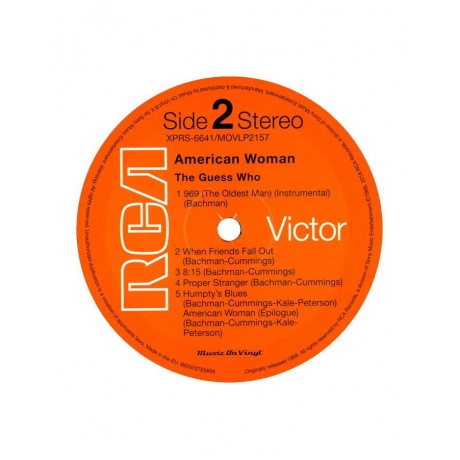 Виниловая пластинка Guess Who, The, American Woman (8719262006782) - фото 6