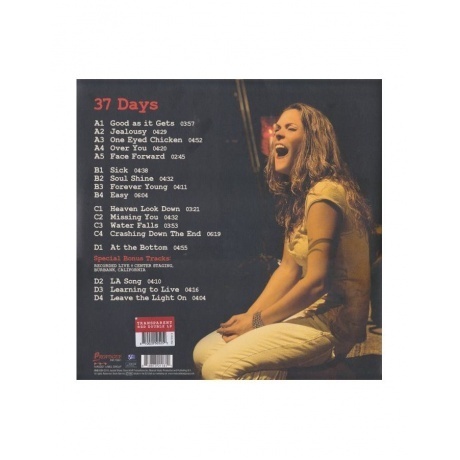 Beth Hart - 37 Days (Transparent Red) (0810020505252) виниловая пластинка - фото 3