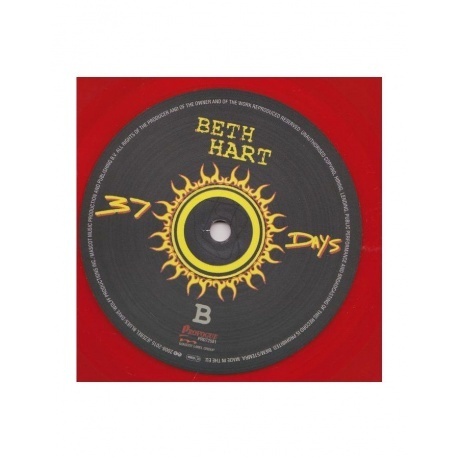 Beth Hart - 37 Days (Transparent Red) (0810020505252) виниловая пластинка - фото 5