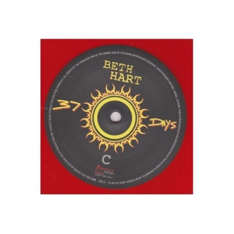 Beth Hart - 37 Days (Transparent Red) (0810020505252) виниловая пластинка - фото 6