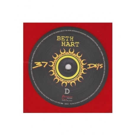 Beth Hart - 37 Days (Transparent Red) (0810020505252) виниловая пластинка - фото 7