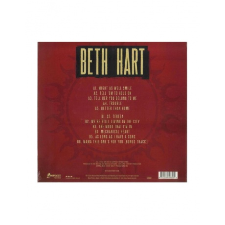 Виниловая пластинка Hart, Beth, Better Than Home (coloured) (0810020506952) - фото 2