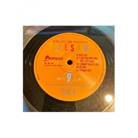 Hart, Beth; Bonamassa, Joe, Seesaw (coloured) (0810020505238) виниловая пластинка - фото 6