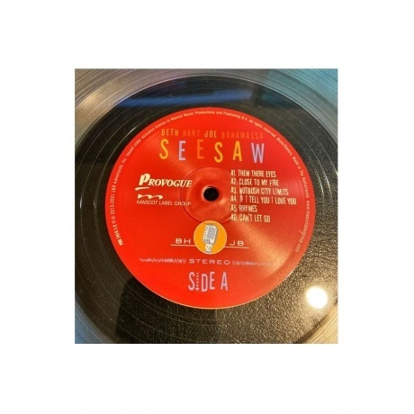 Hart, Beth; Bonamassa, Joe, Seesaw (coloured) (0810020505238) виниловая пластинка - фото 7