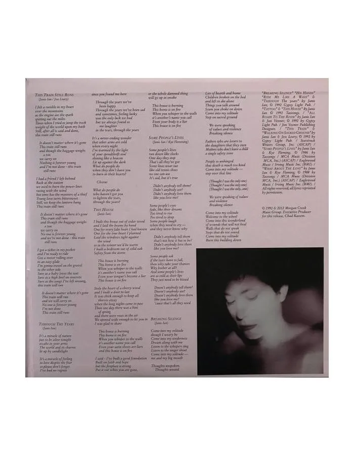 Виниловая пластинка Ian, Janis, Breaking Silence (Analogue) (0753088002717) - фото 4