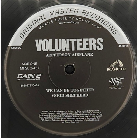 Jefferson Airplane - Volunteers (Analogue, Original Master Recording) (0821797245715) виниловая пластинка - фото 4