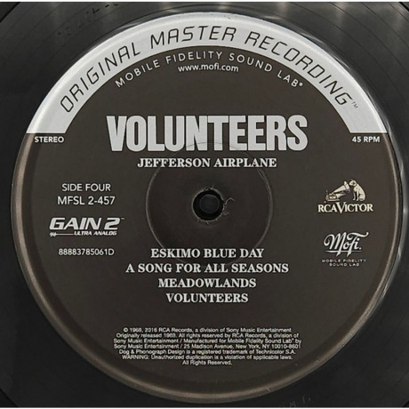 Jefferson Airplane - Volunteers (Analogue, Original Master Recording) (0821797245715) виниловая пластинка - фото 7