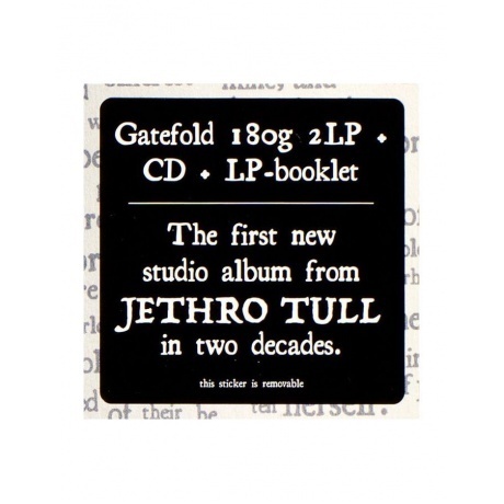 0194399271414, Jethro Tull, The Zealot Gene виниловая пластинка - фото 13