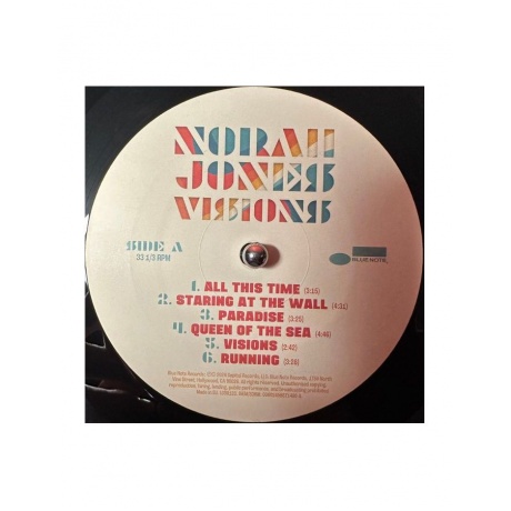 Виниловая пластинка Jones, Norah, Visions (0602458671490) - фото 3
