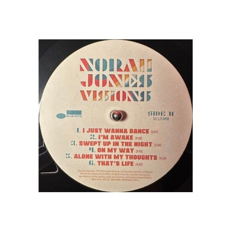 Виниловая пластинка Jones, Norah, Visions (0602458671490) - фото 4