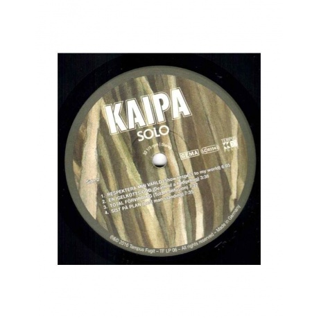 Виниловая пластинка Kaipa, Solo (0886922805752) - фото 6