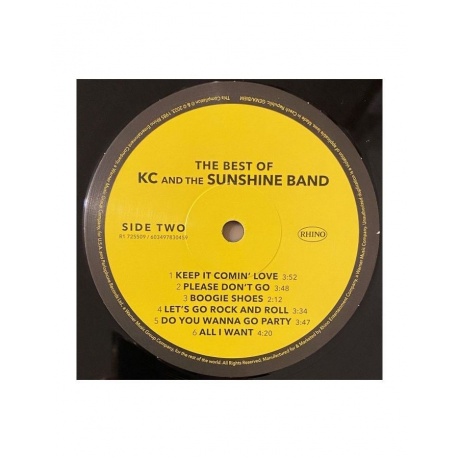Виниловая пластинка KC &amp; The Sunshine Band, The Best Of (0603497830459) - фото 5