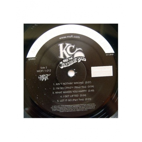 Виниловая пластинка KC And The Sunshine Band, KC And The Sunshine Band (Original Master Recording) (0821797100120) - фото 4