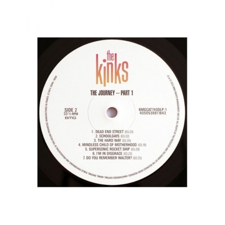 Виниловая пластинка Kinks, The, The Journey - Pt. 1 (4050538811636) - фото 9