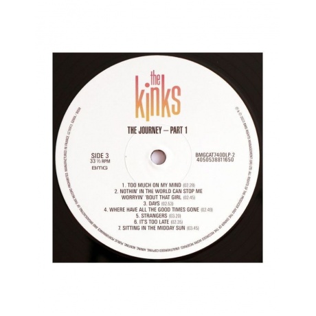 Виниловая пластинка Kinks, The, The Journey - Pt. 1 (4050538811636) - фото 10
