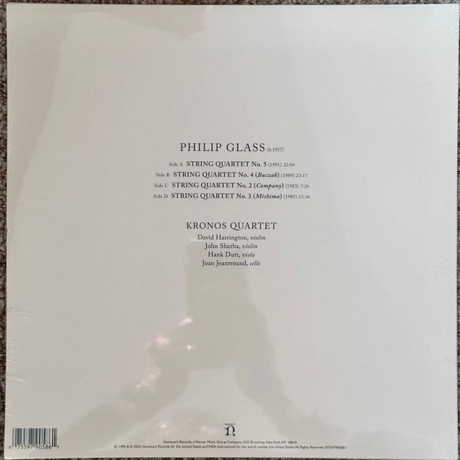 Kronos Quartet - Performs Philip Glass (0075597905861) виниловая пластинка - фото 2