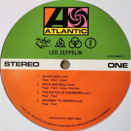 Led Zeppelin - Led Zeppelin IV (coloured) (0603497837076) виниловая пластинка - фото 4