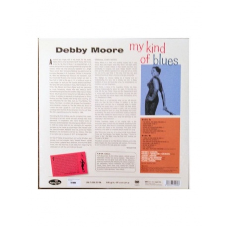 Виниловая пластинка Moore, Debby, My Kind Of Blues (8435723700586) - фото 2