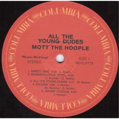 Mott The Hoople - All The Young Dudes (8718469532896) виниловая пластинка - фото 3