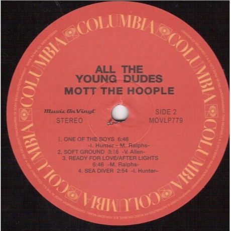 Mott The Hoople - All The Young Dudes (8718469532896) виниловая пластинка - фото 4
