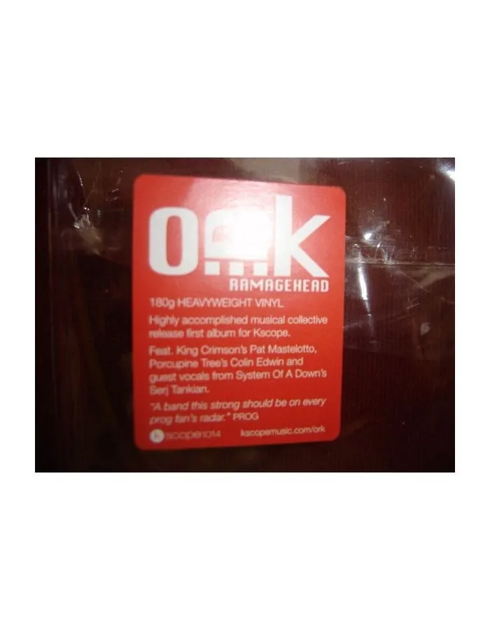 Виниловая пластинка O.R.K., Ramagehead (0802644801414) - фото 4
