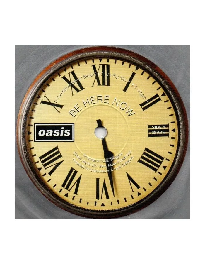 Виниловая пластинка Oasis, Be Here Now (coloured) (5051961085181) - фото 7
