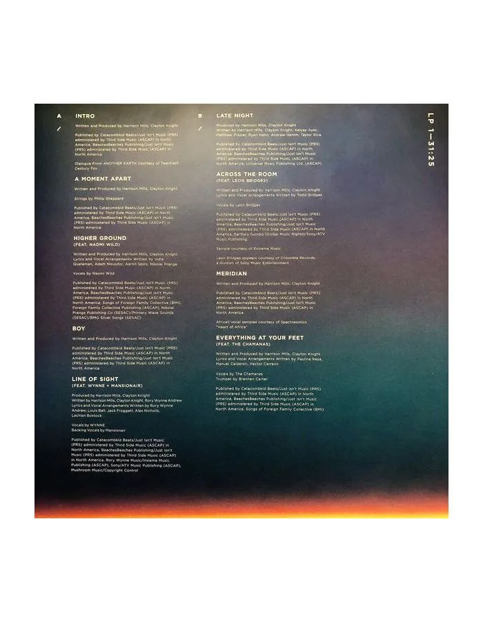 Виниловая пластинка Odesza, A Moment Apart (coloured) (5054429119152) - фото 5