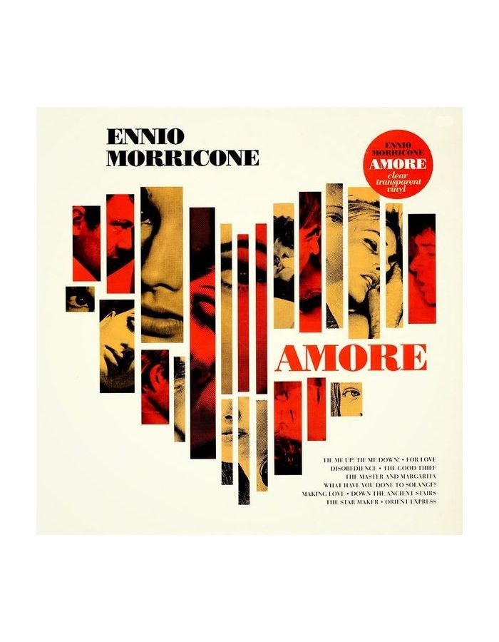 Виниловая пластинка OST, Amore (Ennio Morricone) (coloured) (8016158025941) виниловая пластинка i califfi fiore di metallo reissuelimited clear transparent vinyl 1lp