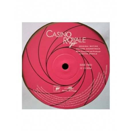 Виниловая пластинка OST, Casino Royale (David Arnold) (coloured) (8719262025455) - фото 4