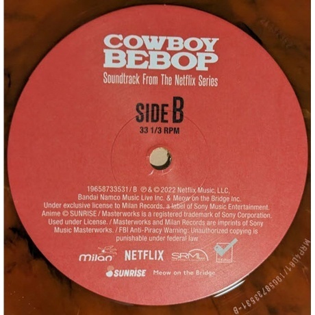 OST - Cowboy Bebop (Seatbelts) (Red/Orange Marbled) (0196587335311) виниловая пластинка - фото 6
