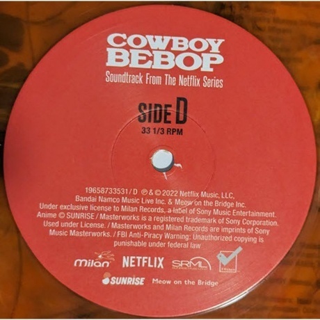 OST - Cowboy Bebop (Seatbelts) (Red/Orange Marbled) (0196587335311) виниловая пластинка - фото 8