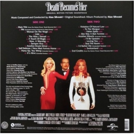OST - Death Becomes Her (Alan Silvestri) (coloured) (0888072423497) виниловая пластинка - фото 2