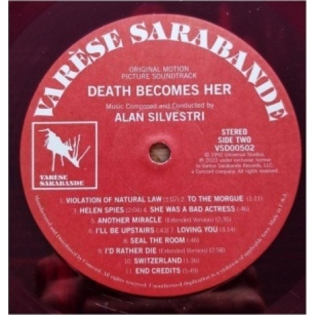 OST - Death Becomes Her (Alan Silvestri) (coloured) (0888072423497) виниловая пластинка - фото 8