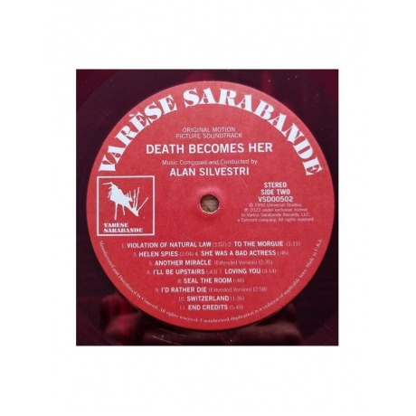 Виниловая пластинка OST, Death Becomes Her (Alan Silvestri) (coloured) (0888072423497) - фото 8