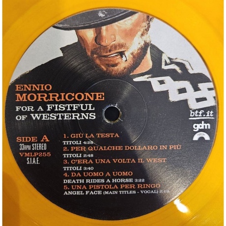 OST - For A Fistful Of Westerns (Ennio Morricone) (coloured) (8016158025545) виниловая пластинка - фото 4