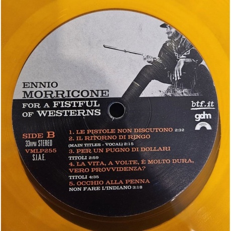 OST - For A Fistful Of Westerns (Ennio Morricone) (coloured) (8016158025545) виниловая пластинка - фото 5