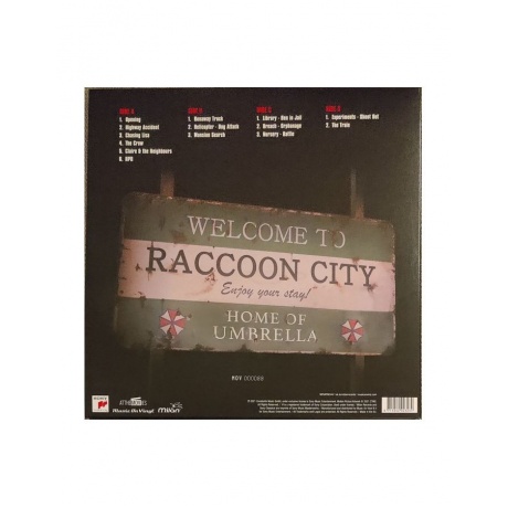 Виниловая пластинка OST, Resident Evil: Welcome To Raccoon City (Mark Korven) (coloured) (8719262023239) - фото 3
