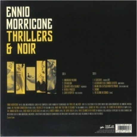 OST - Thrillers &amp; Noirs (Ennio Morricone) (coloured) (8016158025743) виниловая пластинка - фото 2