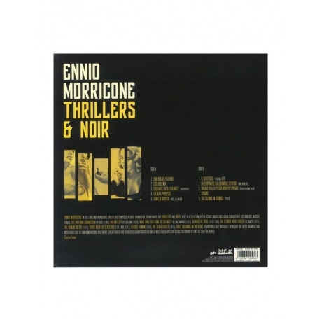 Виниловая пластинка OST, Thrillers &amp; Noirs (Ennio Morricone) (coloured) (8016158025743) - фото 2