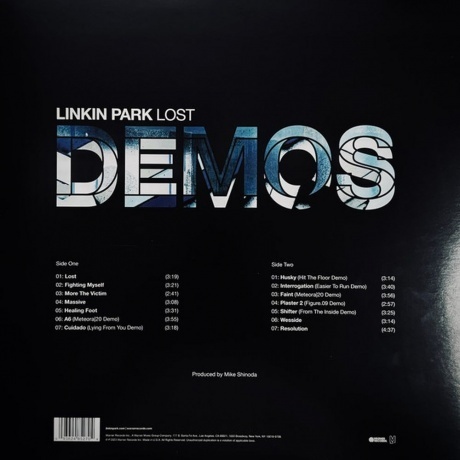 Linkin Park - Lost Demos (0093624852704) виниловая пластинка - фото 2