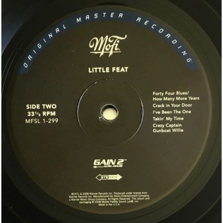 Little Feat - Little Feat (Analogue, Original Master Recording) (0821797129916) виниловая пластинка - фото 4