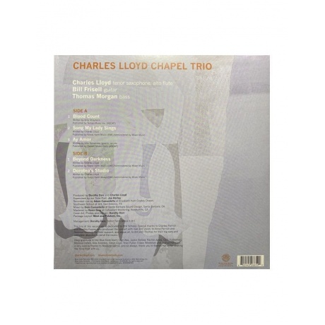 Виниловая пластинка Lloyd, Charles, Trio Of Trios (Box) (0602445545209) - фото 8