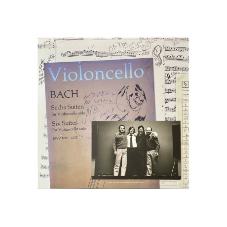 Виниловая пластинка Ma, Yo-Yo, Bach: The Six Unaccompanied Cello Suites (picture) (0196588123818) - фото 3