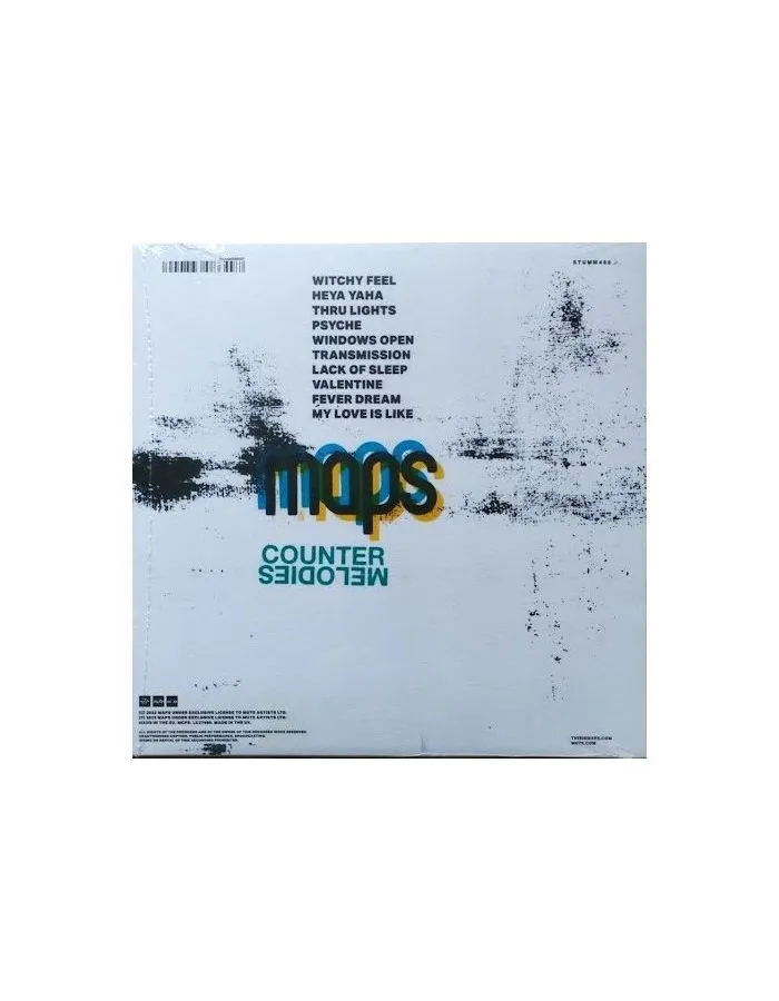 Виниловая пластинка Maps, Counter Melodies (coloured) (5400863086497) - фото 2