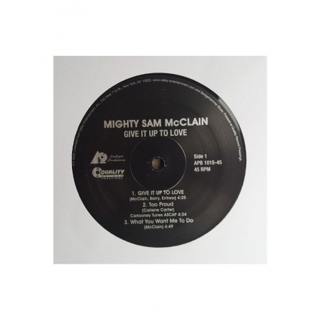 Виниловая пластинка McClain, Mighty Sam, Give It Up To Love (Analogue) (0753088001079) - фото 2