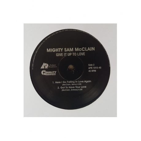 Виниловая пластинка McClain, Mighty Sam, Give It Up To Love (Analogue) (0753088001079) - фото 3